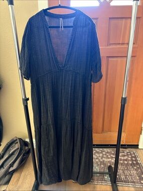 farm rio halter maxi dress black Farm Rio Halter Maxi Dress by FARM RIO